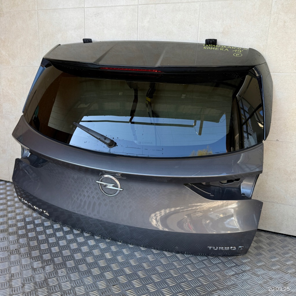 фото №3, Крышка багажника задняя комплектная opel grandland x 2019 rok камера