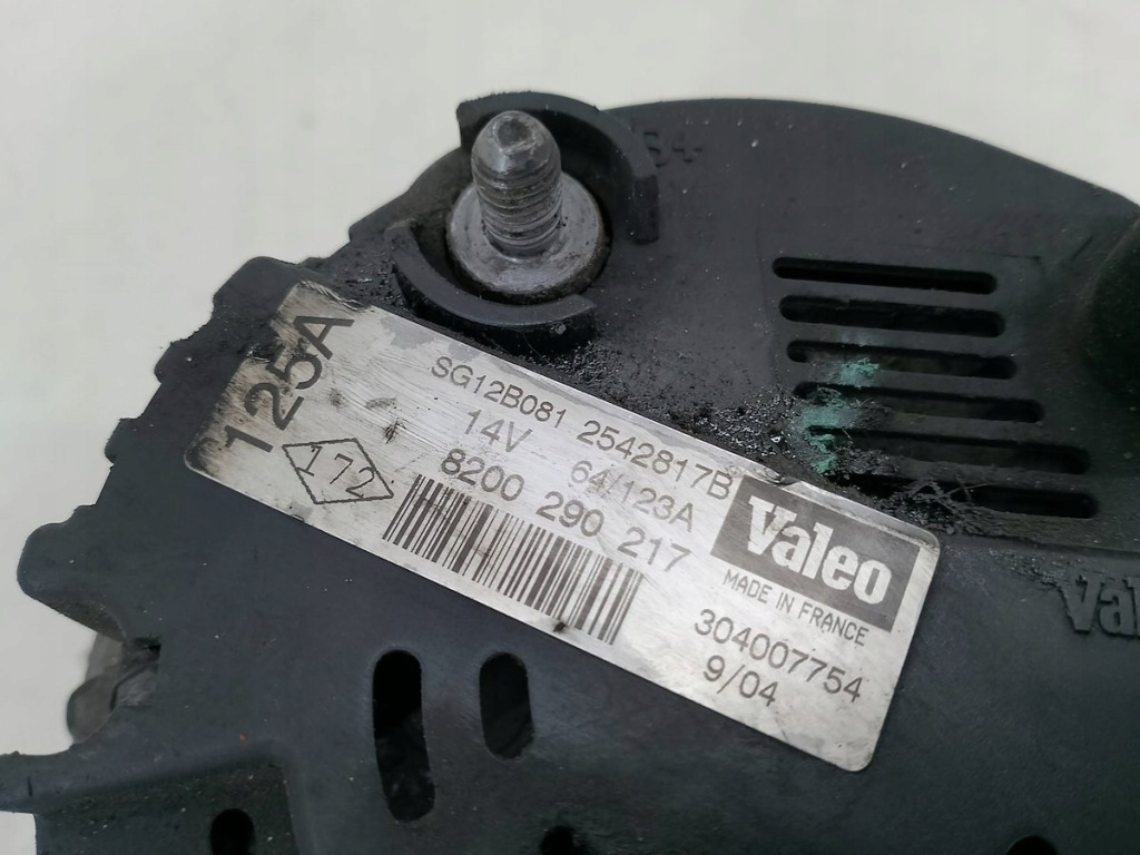 Генератор renault megane 2 8200290217 sg12b081 2542817b 1.9 dci Киев
