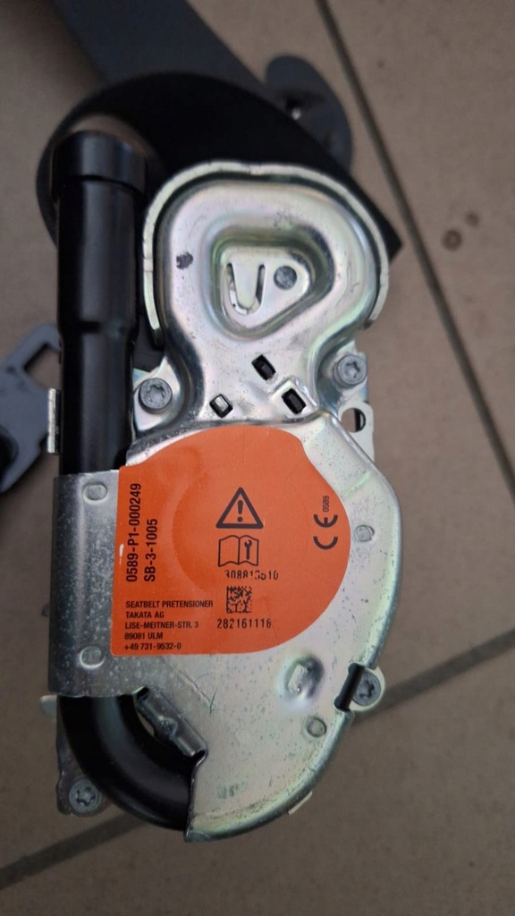 фото №3, Pas ремни безопасности renault kadjar 868840581r