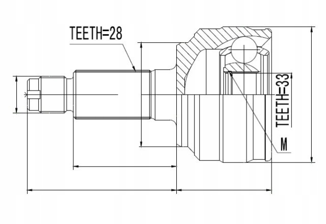 фото №1, Шарнир наружный mazda 6 gh 2.0 atm, 2.5i 07-13