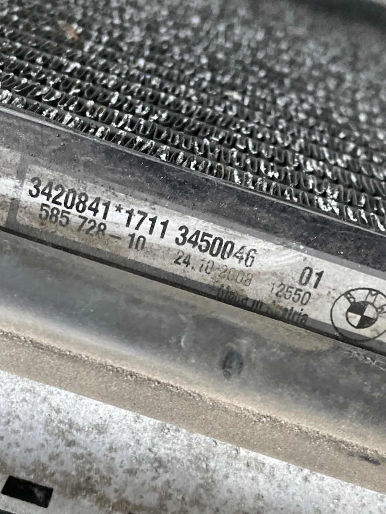 Bmw x3 e83 lci 20d n47 комплект радіатор радіатор вентилятор інтеркулер Київ