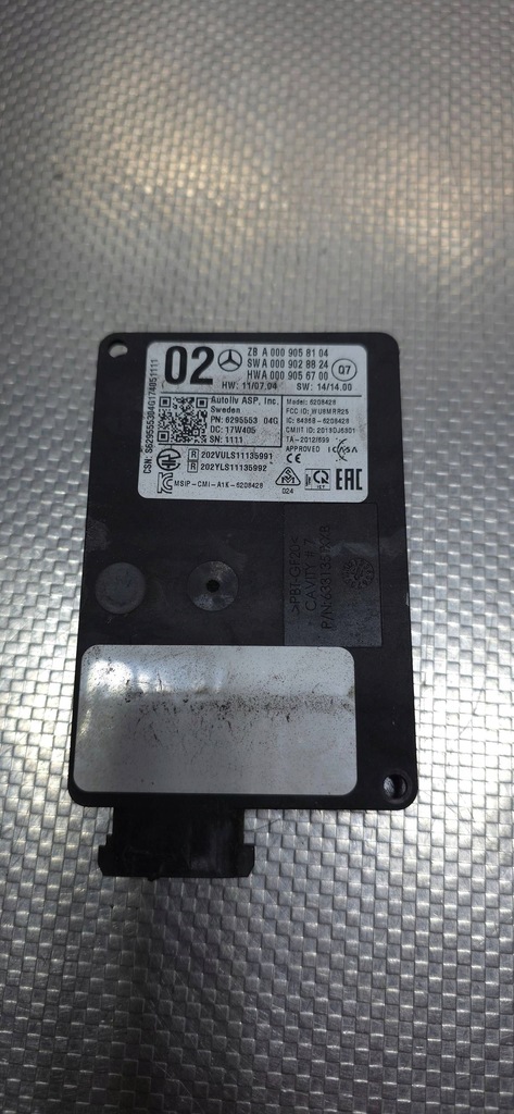 фото №1, Mercedes-benz c amg w205 2018 радар датчик асистент поперечина руху a0009058104