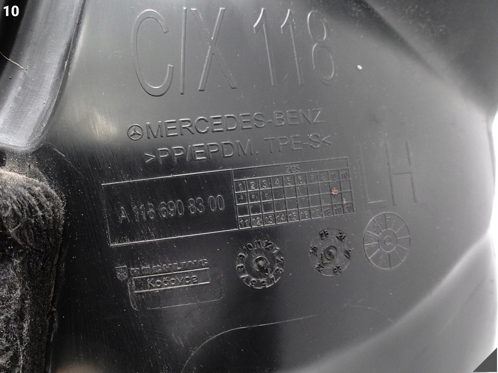 фото №11, Mercedes cla ii 2 c118 x118 19-25 подкрылок ниша колеса задняя часть левая перед