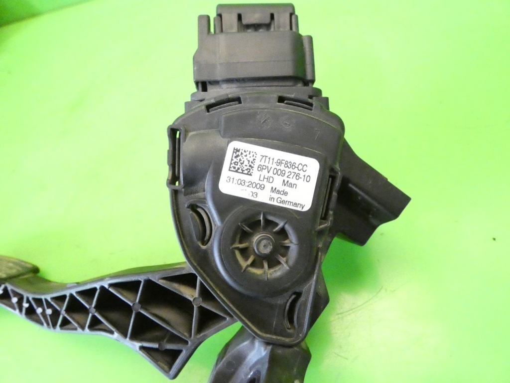 фото №7, Педаль потенциометр газа 7t119f836cc ford transit connect mk1 1.8 tdci