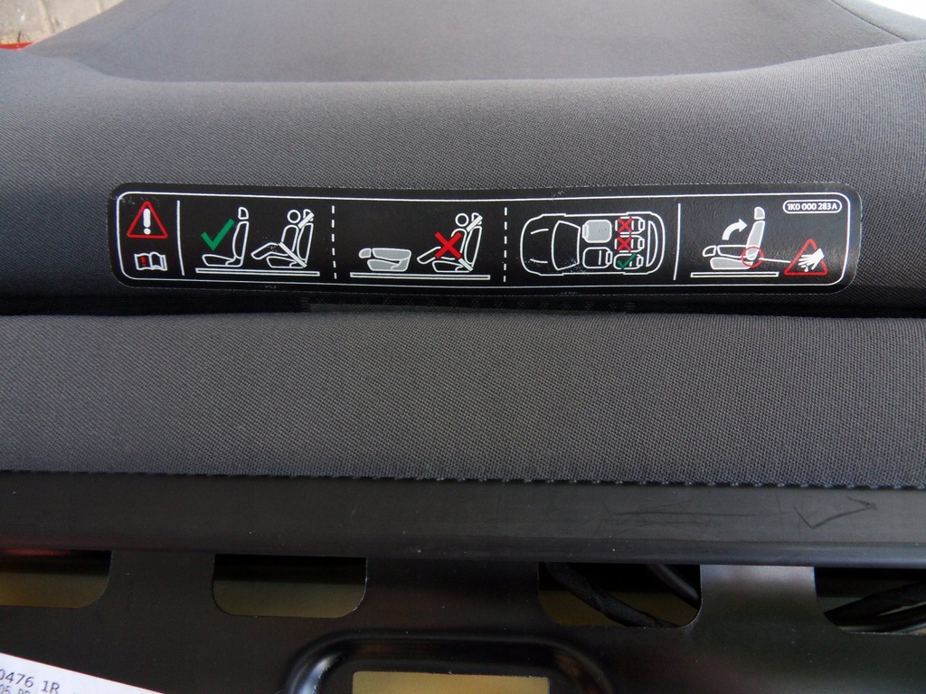 фото №9, Сиденье правый пассажира vw golf v plus