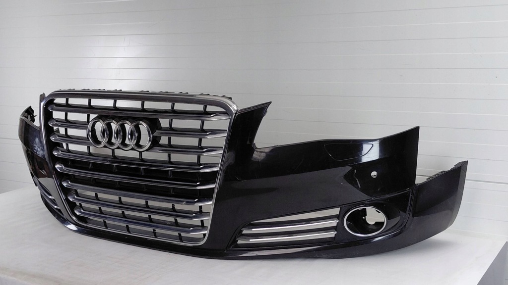 Audi a8 d4 4h 10r- бампер передний перед 4h0807437p Недорого