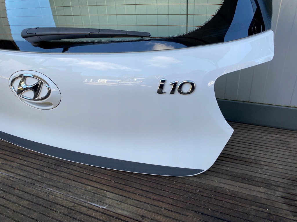 фото №5, Hyundai i10 ii комплектная крышка багажника багажника белый