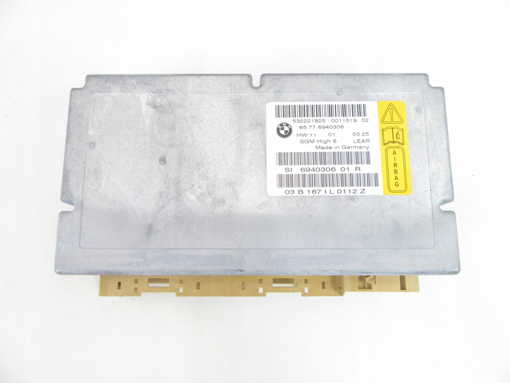 фото №1, Модуль шлюз подушка безпеки подушок bmw 5 e60 e61 6940306