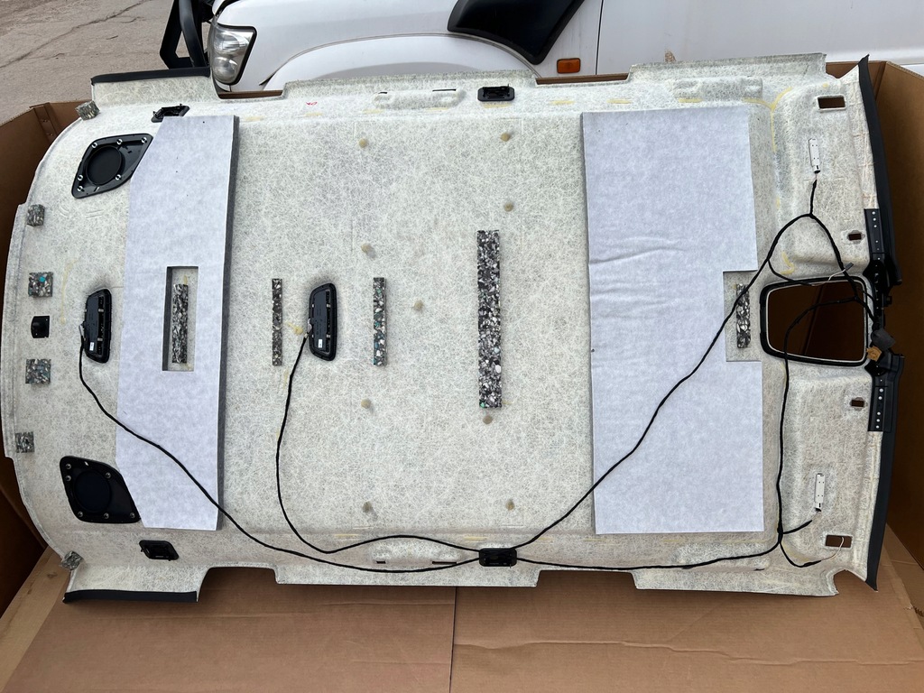 фото №5, Audi q7 sq7 4m потолок тканевая czarna k23 комплект pod bose b&o 7-os