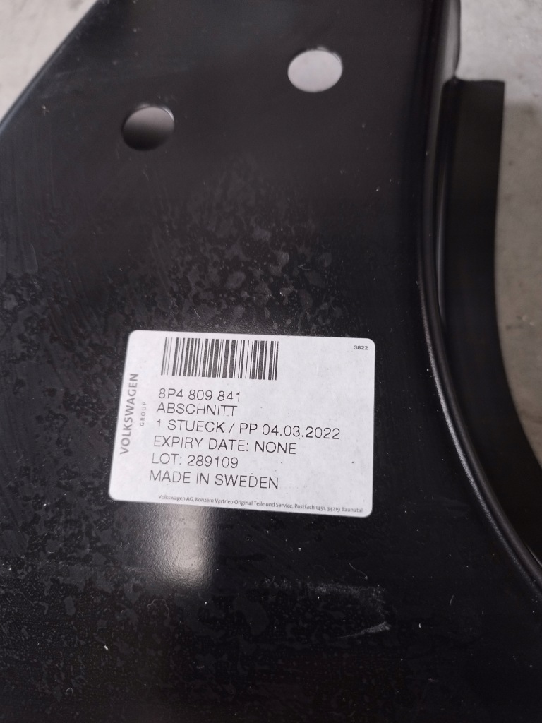 Левая порог audi a3 8p4809841 с Разборки