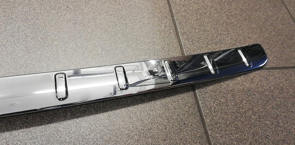 фото №7, Mercedes gla h247 накладка na бампер задняя хром