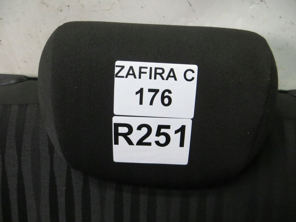 фото №7, Opel zafira c сиденье заднее сиденье iii ряд kpl 12-