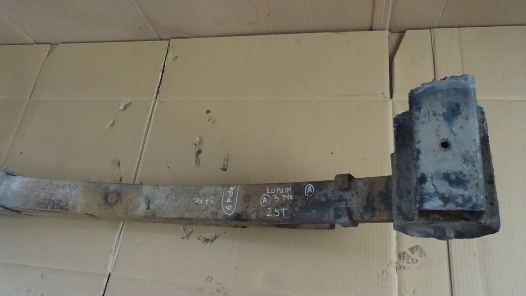 фото №4, Lublin 3 iii ресора задня 6 щітка blaszak