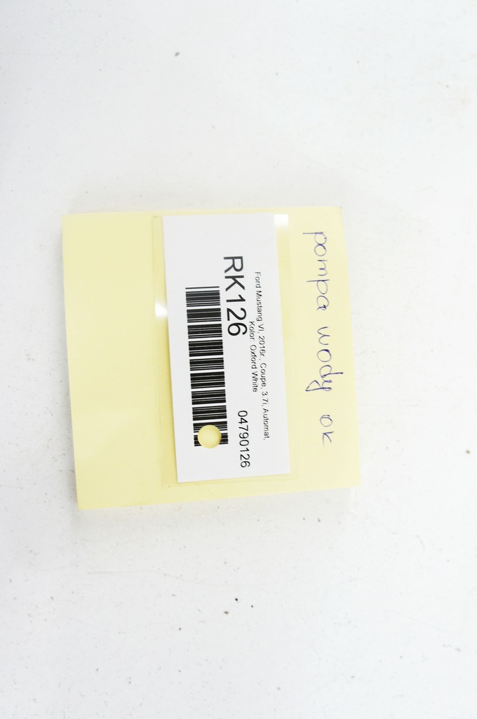 фото №5, Rk126 ford mustang vi 3.7i насос wody br3e-dc/bl3e-aa