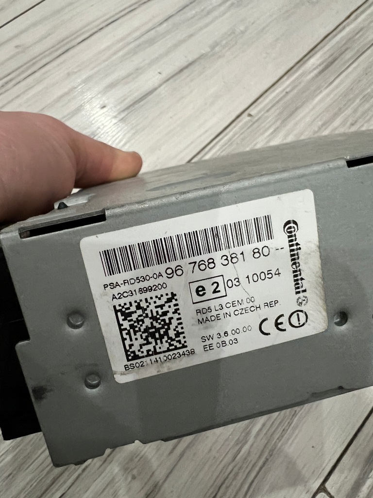 фото №4, Citroen c4 ii радіо зчитувач 9676838180