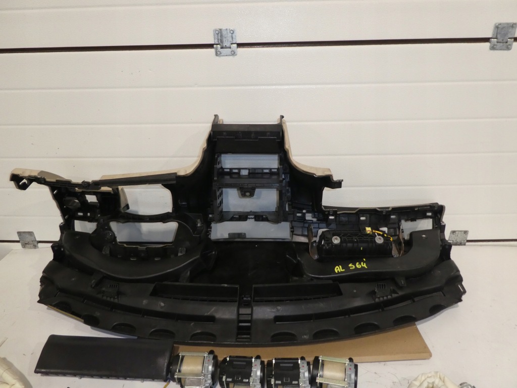 фото №14, Skoda superb ii lift панель приладів консоль подушка безпеки шторки безпеки ремені кремовий