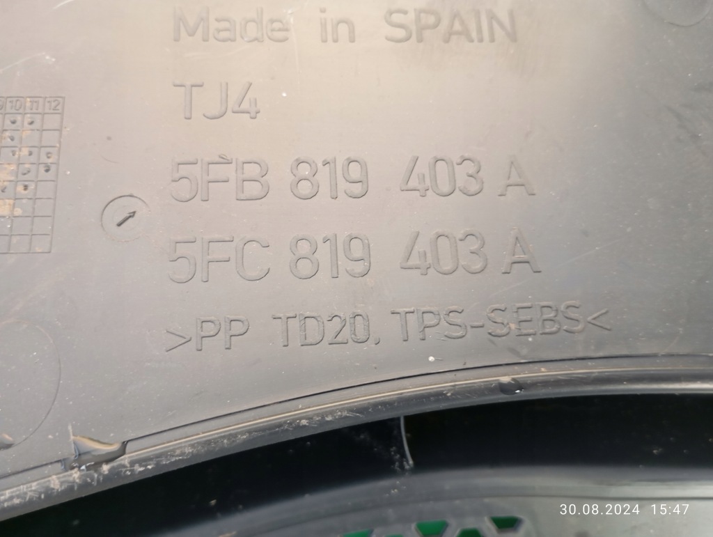 фото №8, Жабо seat leon iv 5fa kompl rh / lh 5fb819403a / 5fb819404