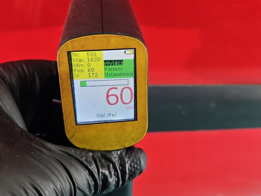 фото №14, Дверь задняя правое hyundai i10 i 08-13 красный h4