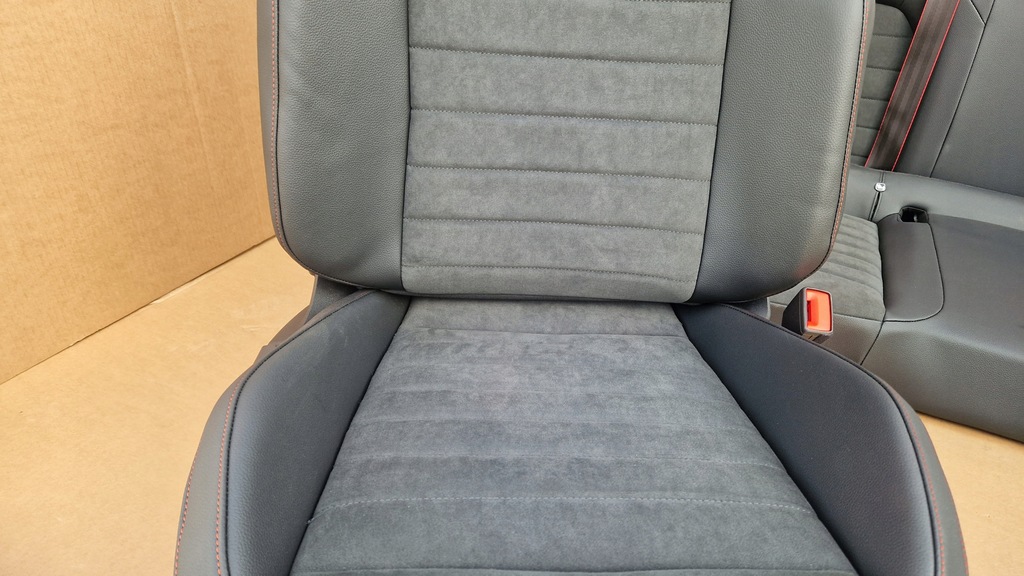 фото №7, Сиденья заднее сиденье seat arona fr кожа alcantara nowe оригинал комплект