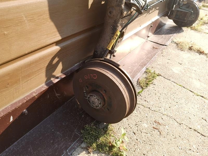 фото №4, Oś балка задняя тормозные барабаны renault clio ii