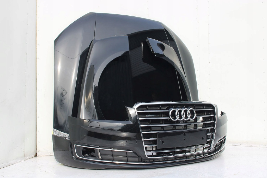 Audi a8 4h рестайлинг  перед matrix капот крылья бампер ремень передний лампы усилитель Оригинал