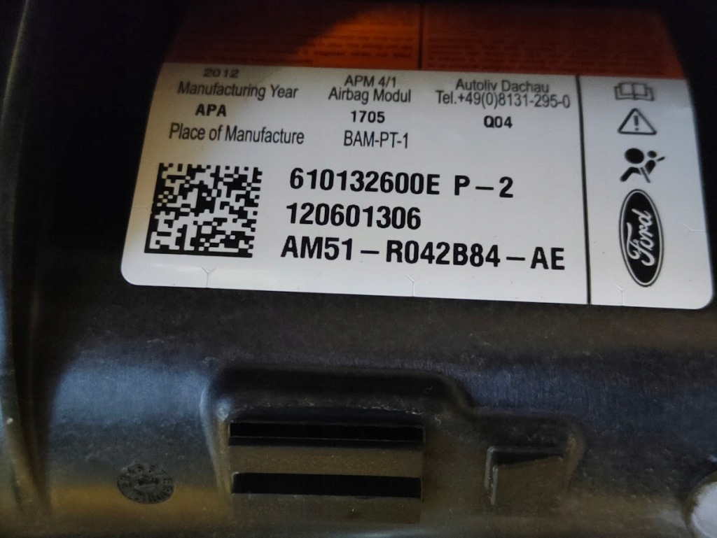 фото №9, Консоль подушка безопасности приборная панель приборная подушка ford c-max mk2 ii 2010-2015