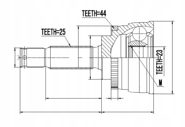 фото №2, Шарнир наружный hyundai coupe 1.6 00-,