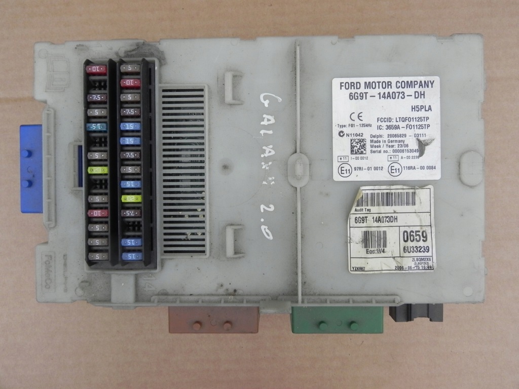 фото №1, Ford mondeo mk4 s max galaxy модуль коробка запобіжників bsi bsm