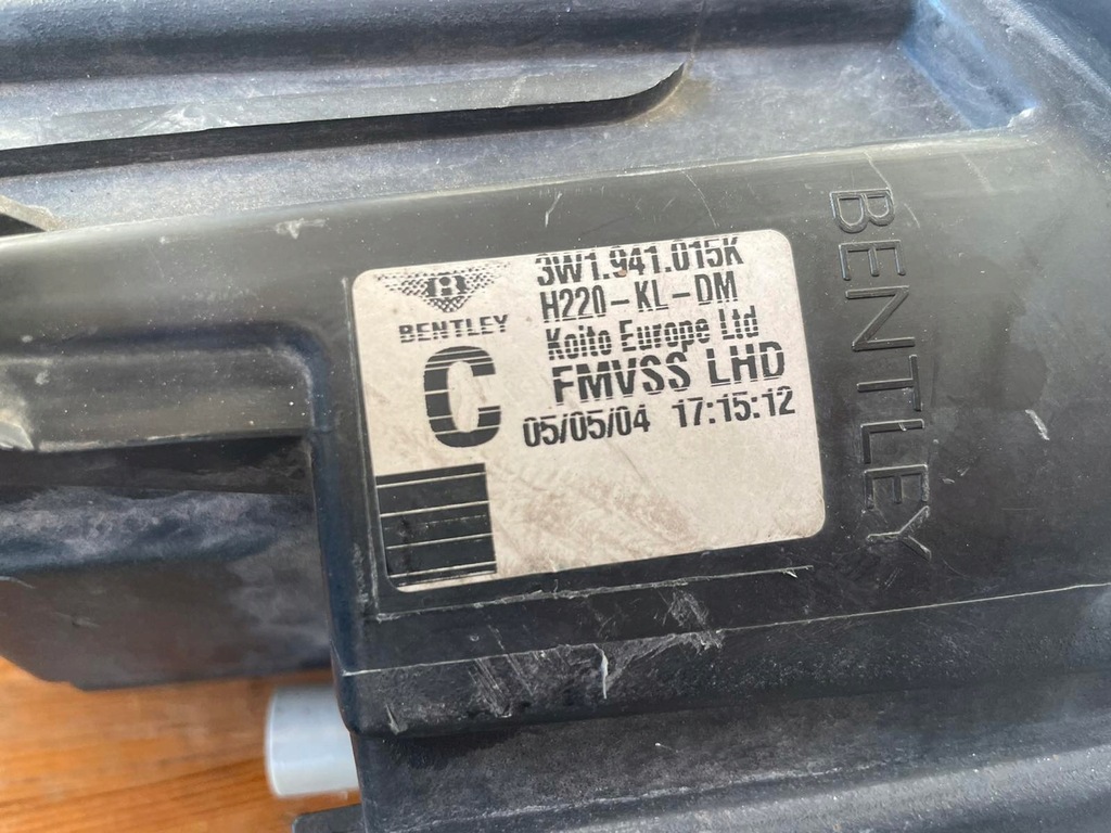 фото №10, Bentley continental gt flying spur ксенон left фара лівий 3w1941015k
