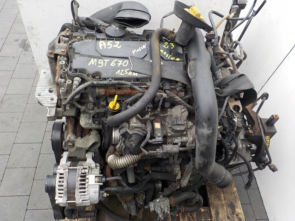 фото №13, Renault master iii 13r 2.3 dci 125km двигун m9t670 kompletny