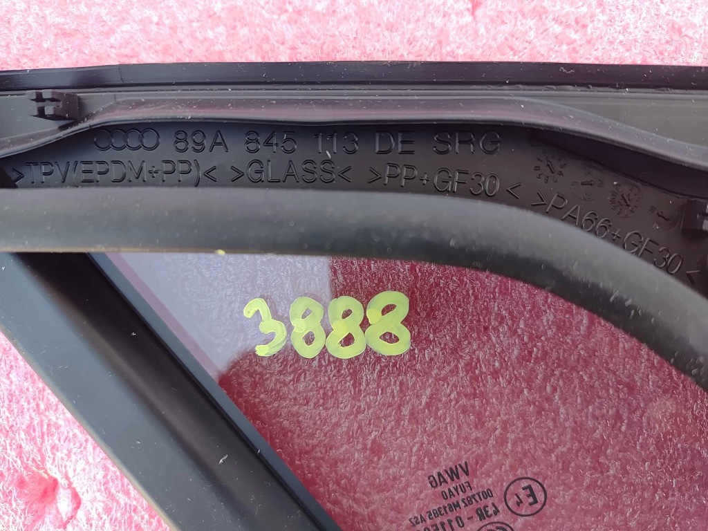 фото №6, Audi q4 e-tron скло кузовна двері лівий перед nowa оригінальний номер 3888