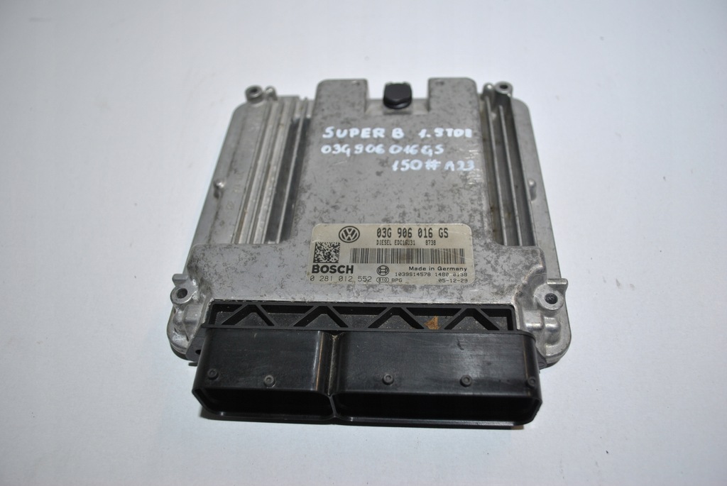 фото №5, Бортовий комп'ютер двигуна skoda superb 1.9 tdi 03g906016gs
