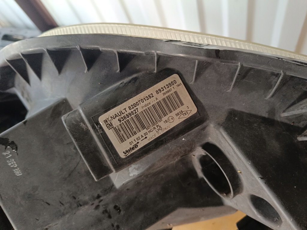 фото №13, Фара trafic vivaro primastar 2006-2014 лівий europa 8200701352