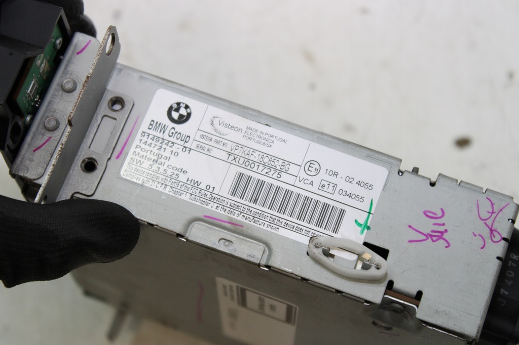 фото №6, Bmw 5 e60 e61 радіо зчитувач дисків cd lift 9149242 business