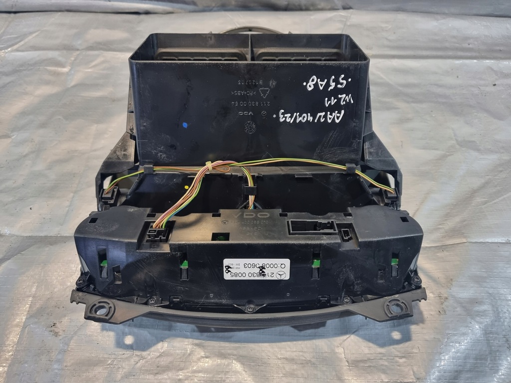 фото №9, Панель кондиціонера оригінальний номер 2118300085 mercedes e klasa w211