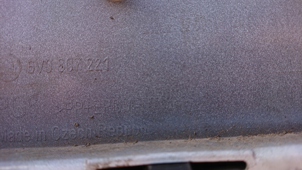 фото №8, Skoda fabia 3 6v 14-19 бампер передній перед