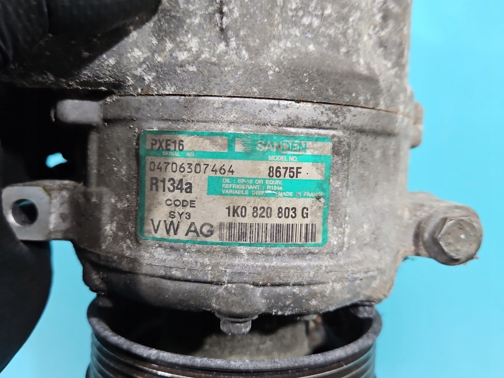 фото №8, Компрессор кондиционера vw golf v 1k0820803g, 8675f