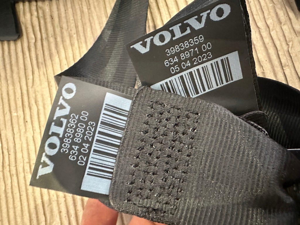 фото №10, Volvo xc60 23r pas ремені безпеки комплект оригінальні