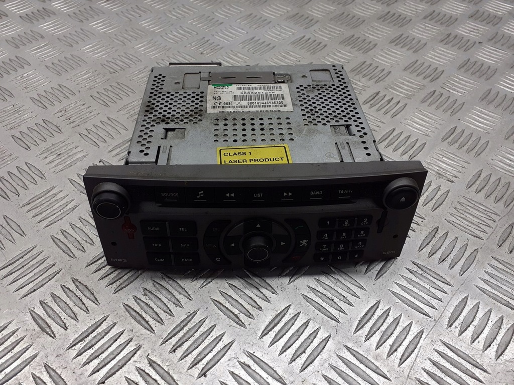 фото №1, Радіо заводський navi peugeot 407 sw 96632912yw