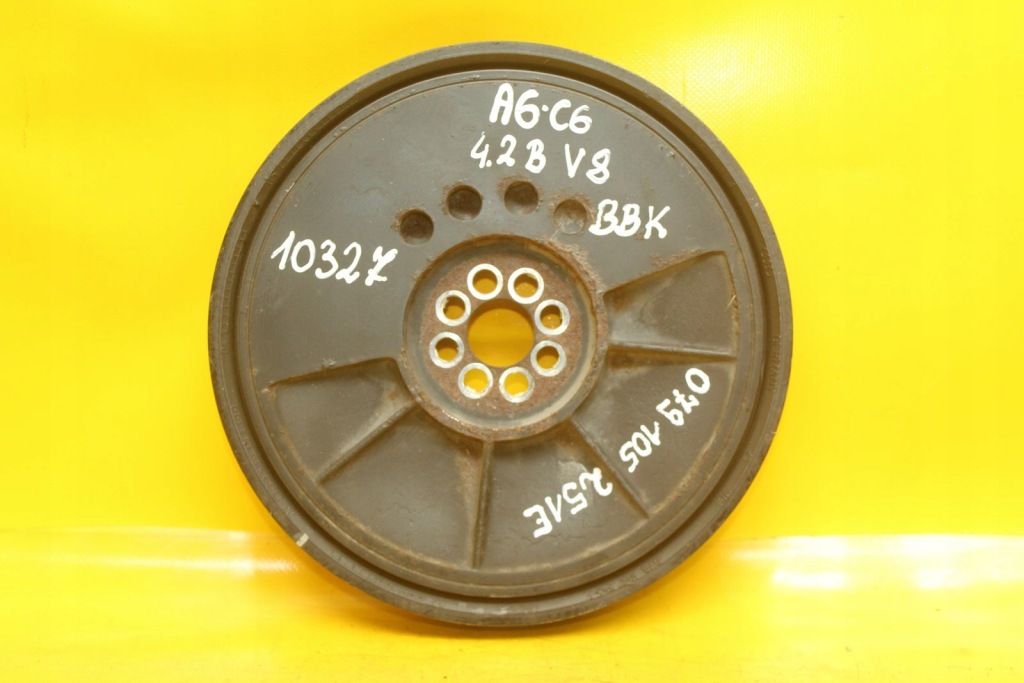Шкив коленчатого вала коленчатого audi a6 c6 a4 b6 b7 4.2 b bbk bat v8 079105251e с Разборки