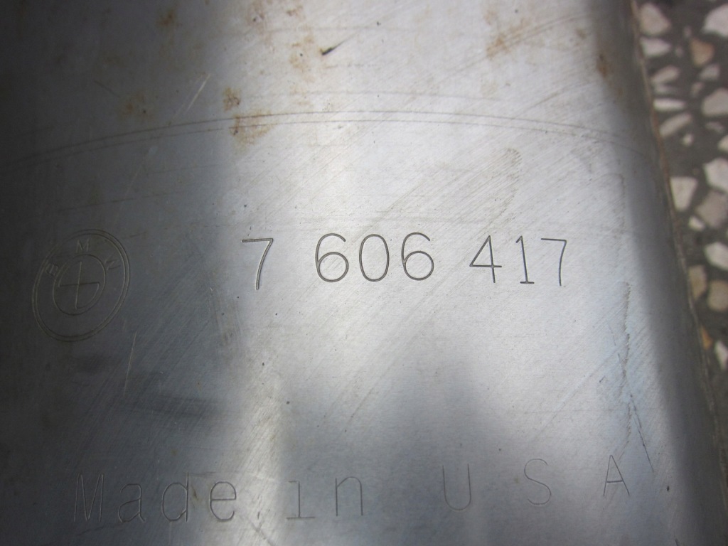 Bmw x3 f25 n52 3.0 2.8 гаситель конечный выхлоп 7606416 7606417 18307646018 Цена