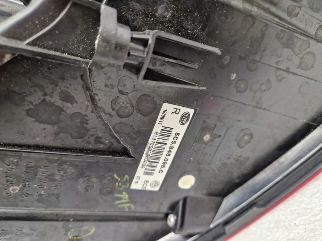 фото №9, Лампа правая задняя задняя правый vw beetle 5c5945096c оригинал europa