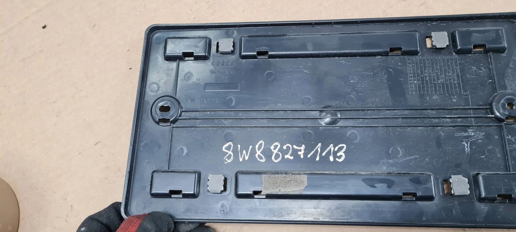 фото №6, S5 8w lift a5 подкладка pod номерной знак 8w8827113 usa a4 b9 8w q7 q8