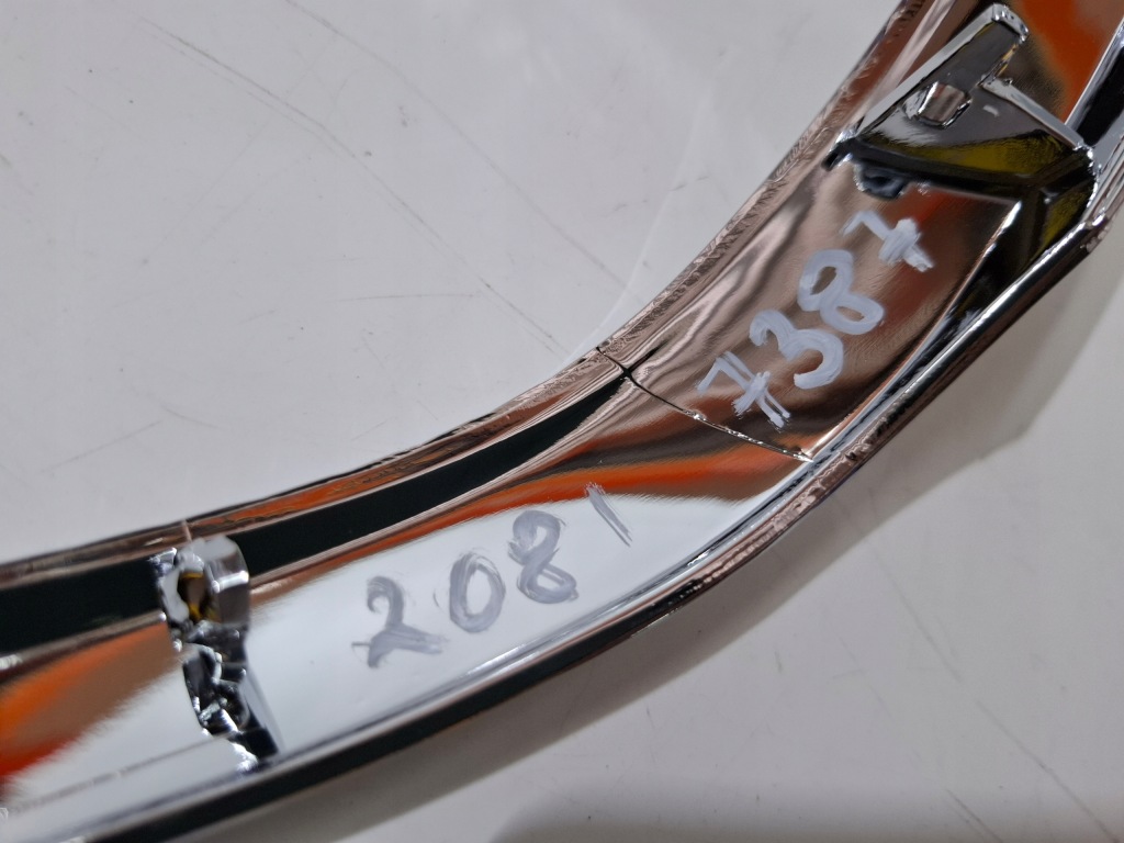 фото №3, Рамка хром решётка радиатора решётка радиатора peugeot 208 i 2012-2015 #7387