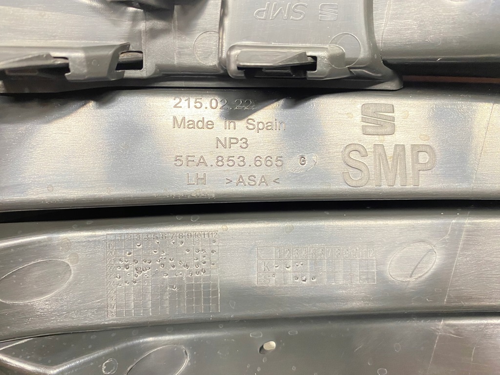 фото №11, Молдинг решётка решётка радиатора бампера левая seat leon cupra 4 iv 2020-