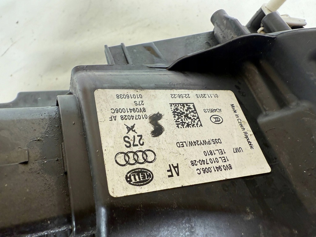 фото №8, Audi a3 s3 8v 14- ксенон led лампа права перед передня