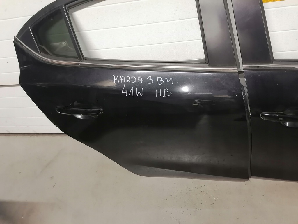 фото №7, Mazda 3 bm hb дверь чёрный 41w правый перед задняя 13-17