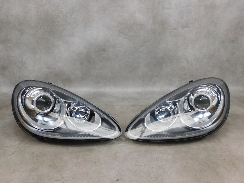 фото №14, Porsche cayenne 7p kompletny перед капот лампы бампер pas чёрный