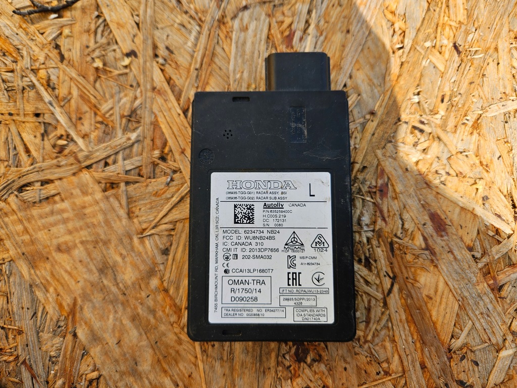 фото №1, Honda civic x датчик переключения поперечина движения радар