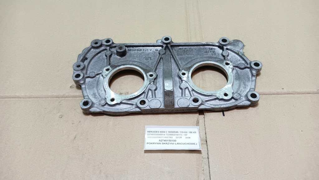 фото №5, A2740150100 кришка корпус розподільний вал mercedes w204